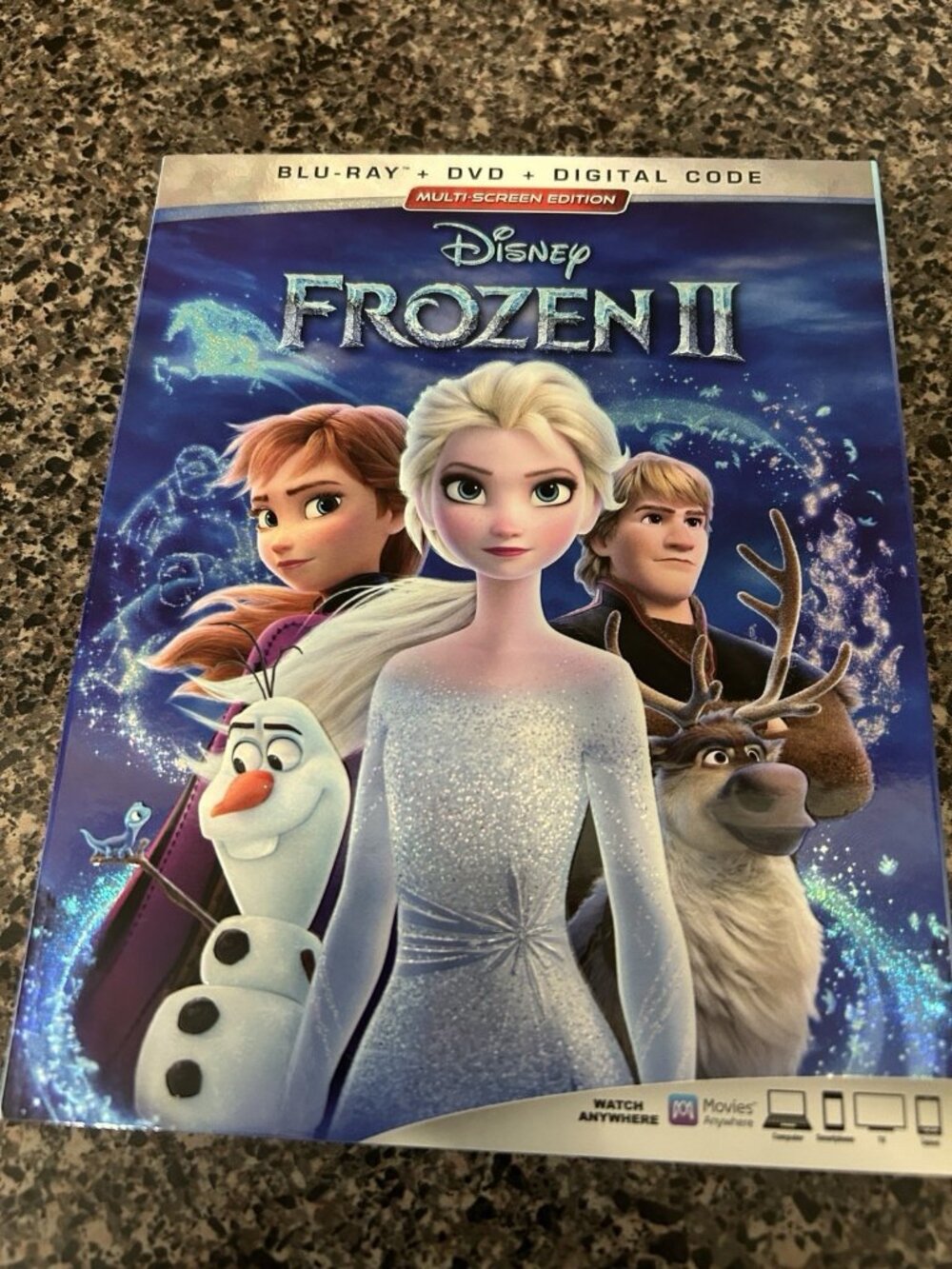 Frozen 2   Blu-ray + DVD  + Digital Code  NEW